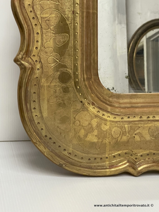 Specchiera dorata epoca '800 ~ Arte Vintage Shop