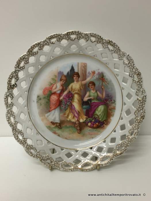 Servizio piatti da dolce in ceramica vintage - Bavaria - La Madonnina