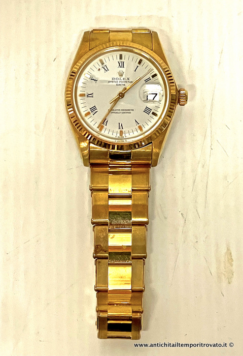 Rolex Oyster Perpetual Date Automatic in oro massiccio 750 - Rolex Oyster Perpetual Date Automatic Full Gold 750